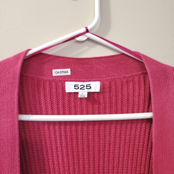 525 America (Revolve) - Cotton Ombre Tie Dye Style Open Front Cardigan - Size L - Picture 2 of 9